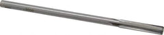 Made in USA - 0.309" Carbide-Tipped 4 Flute Chucking Reamer - Straight Flute, 9/32" Straight Shank, 1-1/2" Flute Length, 6" OAL - Eagle Tool & Supply