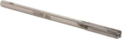 Made in USA - 0.315" Carbide-Tipped 4 Flute Chucking Reamer - Straight Flute, 9/32" Straight Shank, 1-1/2" Flute Length, 6" OAL - Eagle Tool & Supply