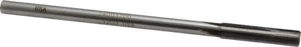 Made in USA - 0.32" Carbide-Tipped 4 Flute Chucking Reamer - Straight Flute, 9/32" Straight Shank, 1-1/2" Flute Length, 6" OAL - Eagle Tool & Supply