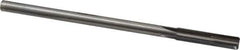 Made in USA - 0.322" Carbide-Tipped 4 Flute Chucking Reamer - Straight Flute, 9/32" Straight Shank, 1-1/2" Flute Length, 6" OAL - Eagle Tool & Supply