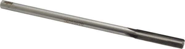 Made in USA - 0.307" Carbide-Tipped 4 Flute Chucking Reamer - Straight Flute, 9/32" Straight Shank, 1-1/2" Flute Length, 6" OAL - Eagle Tool & Supply