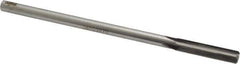 Made in USA - 0.307" Carbide-Tipped 4 Flute Chucking Reamer - Straight Flute, 9/32" Straight Shank, 1-1/2" Flute Length, 6" OAL - Eagle Tool & Supply
