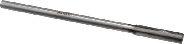 Made in USA - 0.342" Carbide-Tipped 4 Flute Chucking Reamer - Straight Flute, 9/32" Straight Shank, 1-1/2" Flute Length, 6" OAL - Eagle Tool & Supply
