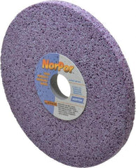 Norton - 8" Diam x 1-1/4" Hole x 1/2" Thick, H Hardness, 46 Grit Surface Grinding Wheel - Ceramic, Type 1, Coarse Grade, 3,600 Max RPM, Vitrified Bond, No Recess - Eagle Tool & Supply