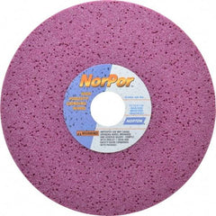 Norton - 8" Diam x 1-1/4" Hole x 1/2" Thick, H Hardness, 46 Grit Surface Grinding Wheel - Aluminum Oxide, Type 1, Coarse Grade, 3,600 Max RPM, Vitrified Bond, No Recess - Eagle Tool & Supply