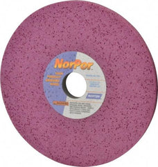 Norton - 8" Diam x 1-1/4" Hole x 1/2" Thick, H Hardness, 60 Grit Surface Grinding Wheel - Aluminum Oxide, Type 1, Medium Grade, 3,600 Max RPM, Vitrified Bond, No Recess - Eagle Tool & Supply