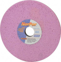 Norton - 8" Diam x 1-1/4" Hole x 1/2" Thick, G Hardness, 46 Grit Surface Grinding Wheel - Aluminum Oxide, Type 1, Coarse Grade, 3,600 Max RPM, Vitrified Bond, No Recess - Eagle Tool & Supply