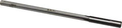 Made in USA - 0.354" Carbide-Tipped 4 Flute Chucking Reamer - Straight Flute, 5/16" Straight Shank, 1-3/4" Flute Length, 7" OAL - Eagle Tool & Supply