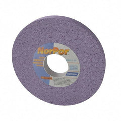 Norton - 12" Diam x 3" Hole x 1" Thick, H Hardness, 46 Grit Surface Grinding Wheel - Ceramic, Type 1, Coarse Grade, 2,710 Max RPM, Vitrified Bond, No Recess - Eagle Tool & Supply