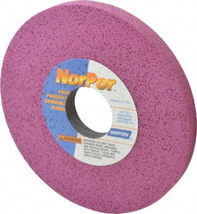 Norton - 12" Diam x 3" Hole x 1" Thick, H Hardness, 60 Grit Surface Grinding Wheel - Aluminum Oxide, Type 1, Medium Grade, 2,710 Max RPM, Vitrified Bond, No Recess - Eagle Tool & Supply