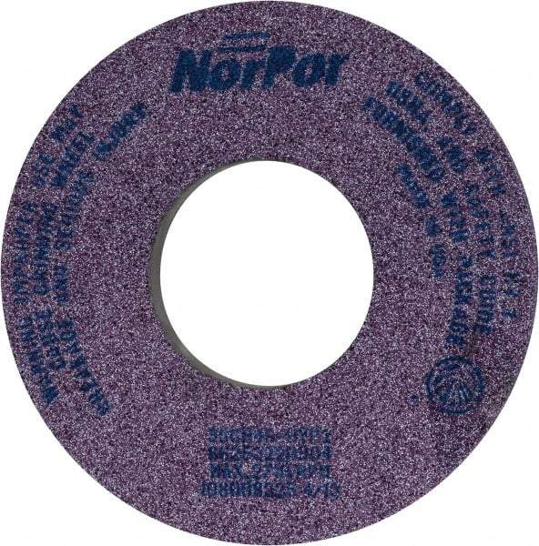 Norton - 12" Diam x 5" Hole x 1-1/2" Thick, H Hardness, 46 Grit Surface Grinding Wheel - Ceramic, Type 5, Coarse Grade, 2,710 Max RPM, Vitrified Bond, One-Side Recess - Eagle Tool & Supply