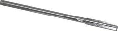 Made in USA - 0.38" Carbide-Tipped 4 Flute Chucking Reamer - Straight Flute, 5/16" Straight Shank, 1-3/4" Flute Length, 7" OAL - Eagle Tool & Supply