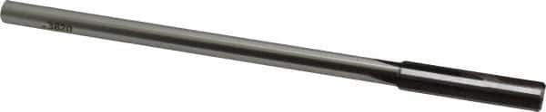 Made in USA - 0.382" Carbide-Tipped 4 Flute Chucking Reamer - Straight Flute, 5/16" Straight Shank, 1-3/4" Flute Length, 7" OAL - Eagle Tool & Supply