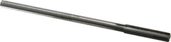 Made in USA - 0.39" Carbide-Tipped 4 Flute Chucking Reamer - Straight Flute, 5/16" Straight Shank, 1-3/4" Flute Length, 7" OAL - Eagle Tool & Supply
