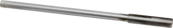 Made in USA - 0.395" Carbide-Tipped 4 Flute Chucking Reamer - Straight Flute, 5/16" Straight Shank, 1-3/4" Flute Length, 7" OAL - Eagle Tool & Supply
