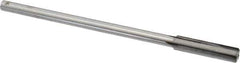 Made in USA - 0.408" Carbide-Tipped 4 Flute Chucking Reamer - Straight Flute, 5/16" Straight Shank, 1-3/4" Flute Length, 7" OAL - Eagle Tool & Supply