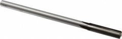 Made in USA - 0.423" Carbide-Tipped 4 Flute Chucking Reamer - Straight Flute, 3/8" Straight Shank, 1-3/4" Flute Length, 7" OAL - Eagle Tool & Supply