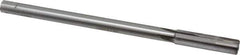 Made in USA - 0.429" Carbide-Tipped 4 Flute Chucking Reamer - Straight Flute, 3/8" Straight Shank, 1-3/4" Flute Length, 7" OAL - Eagle Tool & Supply