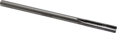Made in USA - 7/16" Carbide-Tipped 4 Flute Chucking Reamer - Straight Flute, 3/8" Straight Shank, 1-3/4" Flute Length, 7" OAL - Eagle Tool & Supply