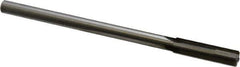 Made in USA - 0.439" Carbide-Tipped 4 Flute Chucking Reamer - Straight Flute, 3/8" Straight Shank, 1-3/4" Flute Length, 7" OAL - Eagle Tool & Supply