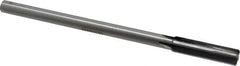 Made in USA - 0.445" Carbide-Tipped 4 Flute Chucking Reamer - Straight Flute, 3/8" Straight Shank, 1-3/4" Flute Length, 7" OAL - Eagle Tool & Supply