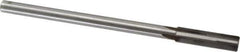 Made in USA - 0.456" Carbide-Tipped 4 Flute Chucking Reamer - Straight Flute, 3/8" Straight Shank, 1-3/4" Flute Length, 7" OAL - Eagle Tool & Supply