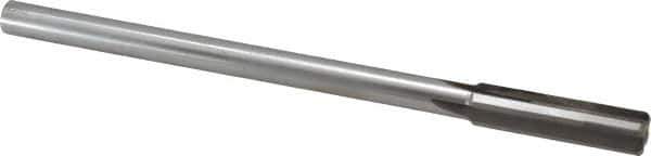 Made in USA - 0.459" Carbide-Tipped 4 Flute Chucking Reamer - Straight Flute, 3/8" Straight Shank, 1-3/4" Flute Length, 7" OAL - Eagle Tool & Supply