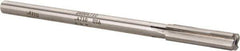 Made in USA - 0.471" Carbide-Tipped 4 Flute Chucking Reamer - Straight Flute, 3/8" Straight Shank, 1-3/4" Flute Length, 7" OAL - Eagle Tool & Supply