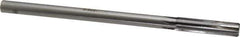 Made in USA - 0.473" Carbide-Tipped 6 Flute Chucking Reamer - Straight Flute, 7/16" Straight Shank, 2" Flute Length, 8" OAL - Eagle Tool & Supply