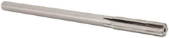 Made in USA - 0.485" Carbide-Tipped 6 Flute Chucking Reamer - Straight Flute, 7/16" Straight Shank, 2" Flute Length, 8" OAL - Eagle Tool & Supply