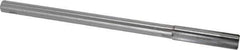 Made in USA - 0.49" Carbide-Tipped 6 Flute Chucking Reamer - Straight Flute, 7/16" Straight Shank, 2" Flute Length, 8" OAL - Eagle Tool & Supply