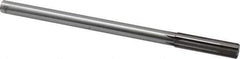 Made in USA - 0.491" Carbide-Tipped 6 Flute Chucking Reamer - Straight Flute, 7/16" Straight Shank, 2" Flute Length, 8" OAL - Eagle Tool & Supply