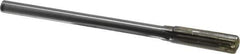 Made in USA - 0.495" Carbide-Tipped 6 Flute Chucking Reamer - Straight Flute, 7/16" Straight Shank, 2" Flute Length, 8" OAL - Eagle Tool & Supply