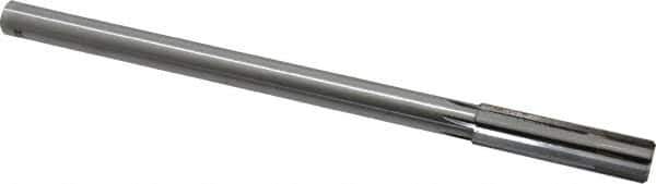 Made in USA - 0.517" Carbide-Tipped 6 Flute Chucking Reamer - Straight Flute, 7/16" Straight Shank, 2" Flute Length, 8" OAL - Eagle Tool & Supply