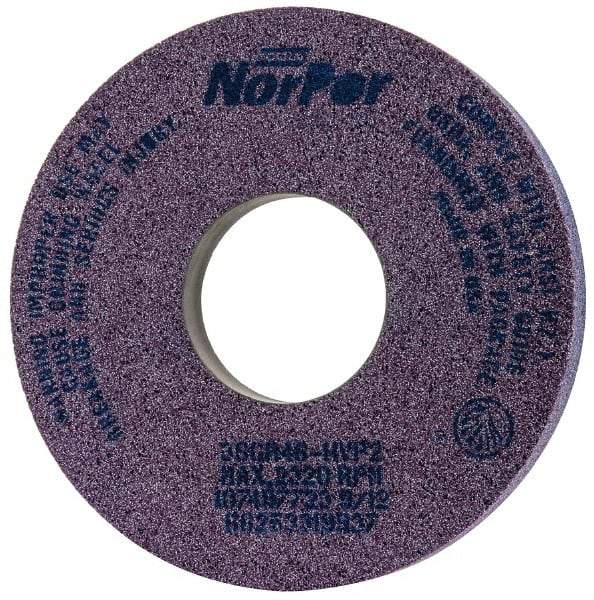 Norton - 14" Diam x 5" Hole x 2" Thick, H Hardness, 46 Grit Surface Grinding Wheel - Ceramic, Type 5, Coarse Grade, 2,320 Max RPM, Vitrified Bond, One-Side Recess - Eagle Tool & Supply