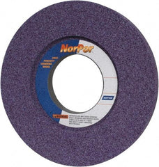 Norton - 14" Diam x 5" Hole x 1-1/2" Thick, H Hardness, 46 Grit Surface Grinding Wheel - Ceramic, Type 5, Coarse Grade, 2,320 Max RPM, Vitrified Bond, One-Side Recess - Eagle Tool & Supply