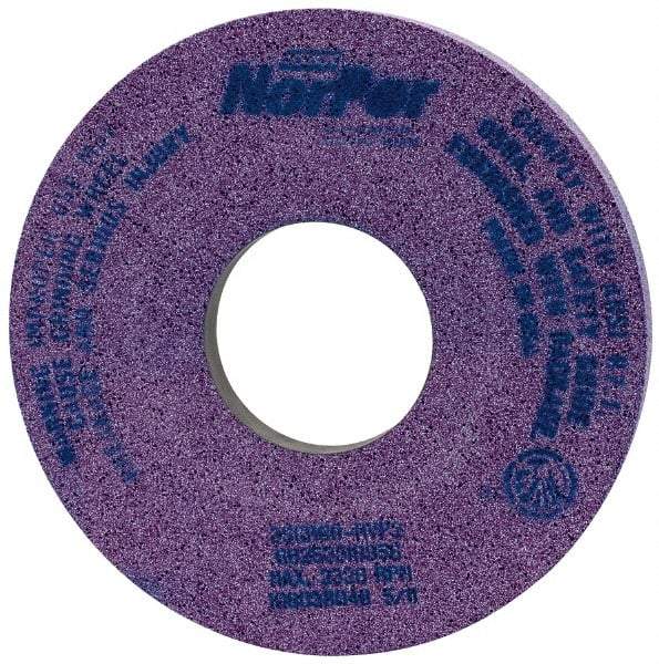 Norton - 14" Diam x 5" Hole x 1-1/2" Thick, H Hardness, 60 Grit Surface Grinding Wheel - Ceramic, Type 5, Medium Grade, 2,320 Max RPM, Vitrified Bond, One-Side Recess - Eagle Tool & Supply