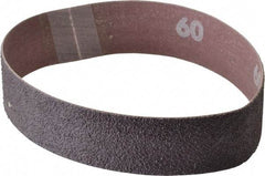 Norton - 1" Wide x 12" OAL, 60 Grit, Aluminum Oxide Abrasive Belt - Aluminum Oxide, Medium, Coated, Series R228 - Eagle Tool & Supply