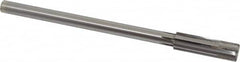 Made in USA - 0.591" Carbide-Tipped 6 Flute Chucking Reamer - Eagle Tool & Supply