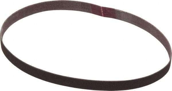 Norton - 3/8" Wide x 13" OAL, 120 Grit, Aluminum Oxide Abrasive Belt - Aluminum Oxide, Fine, Coated, Series R228 - Eagle Tool & Supply