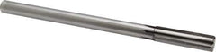 Made in USA - 0.631" Carbide-Tipped 6 Flute Chucking Reamer - Straight Flute, 9/16" Straight Shank, 2-1/4" Flute Length, 9" OAL - Eagle Tool & Supply