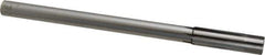 Made in USA - 0.639" Carbide-Tipped 6 Flute Chucking Reamer - Straight Flute, 9/16" Straight Shank, 2-1/4" Flute Length, 9" OAL - Eagle Tool & Supply
