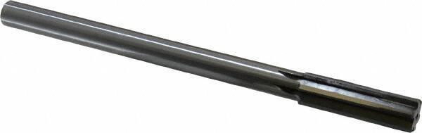 Made in USA - 0.686" Carbide-Tipped 6 Flute Chucking Reamer - Straight Flute, 9/16" Straight Shank, 2-1/4" Flute Length, 9" OAL - Eagle Tool & Supply