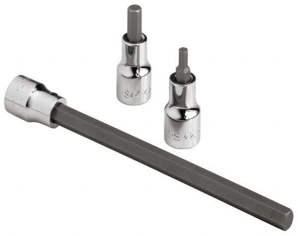 SK - 3/8" Drive, 9/64" Hex Bit Socket - 1-11/16" OAL - Eagle Tool & Supply