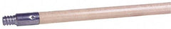 Weiler - 60 x 15/16" Wood Handle for Floor Brushes & Garage Brushes - Threaded Connection, Tan - Eagle Tool & Supply