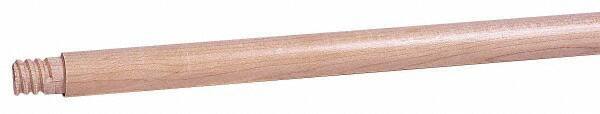 Weiler - 60 x 1-1/8" Wood Handle for Floor Brushes & Garage Brushes - Threaded Connection, Tan - Eagle Tool & Supply