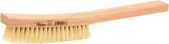 Weiler - 4 Rows x 18 Columns Tampico Plater Brush - 5-1/4" Brush Length, 13" OAL, 1" Trim Length, Wood Shoe Handle - Eagle Tool & Supply