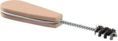 Weiler - 3/8" Diam Helical Tube Brush - 1" Brush Length, 6-1/2" OAL - Eagle Tool & Supply