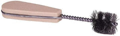 Weiler - 1-1/2" Diam Helical Tube Brush - 1" Brush Length, 6-1/2" OAL - Eagle Tool & Supply