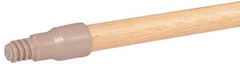 Weiler - 60 x 15/16" Wood Handle for Perma Sweep Floor Brushes - Threaded Connection, Tan - Eagle Tool & Supply